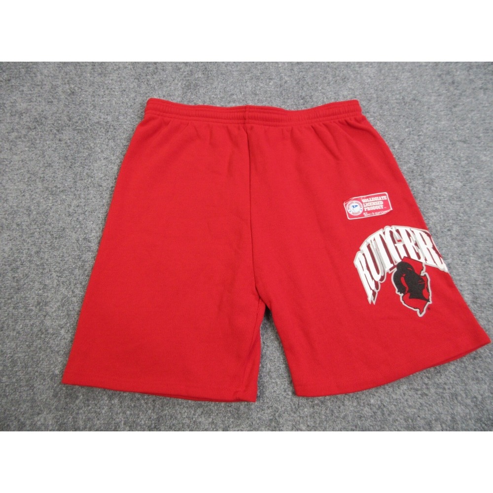 VINTAGE Rutgers Scarlet Knights Shorts Mens Extra Large Red College Football TNT